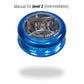 Yomega Power Brain Xp Yoyo - Professional Yoyo With A Smart Switch Which Enables Players To Choose Between Auto-Return And Manual Styles Of Play. + Extra 2 Strings & 3 Month Warranty (Blue)