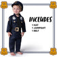 Spooktacular Creations Halloween Baby Boy Police Costume  Infants Cop Costume for Toddler Halloween Pretend Play  School  Event Dress Up Party (3T (3-4 yrs))