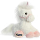 Breyer Aurora® Exquisite Unicorn Stuffed Animal - Realistic Detailing - Imaginative Play - Pink And White 11 Inches
