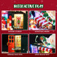 Funwhole Christmas-Newsstand Lighting Building-Bricks Set - City Town Christmas House Led Light Winter Decoration Modular Building Sets 718 Pcs Ideal Holiday Collectible For Adults And Family