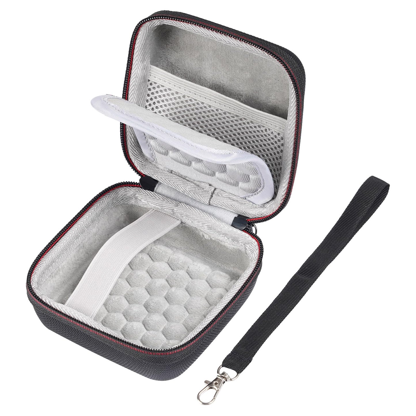 Rg35Xx Carrying Case - Flip/Sp Handheld Game Console Travel Case, Hard Shell, Black Gray