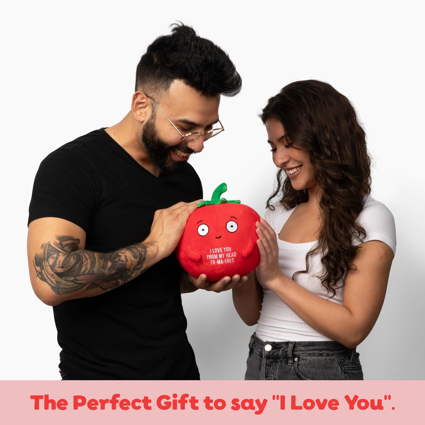 Bee! Big Tender Tomato Plushie - Super Soft Red Stuffed Animal, Adorable Gift for All Occasions, Model TT1