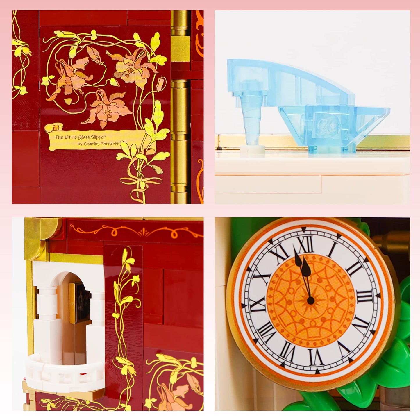 Vinbosion Fairytale Book Building Blocks Set, Building Toys, Educational Toys,Gift for Birthday,Christmas, New Year