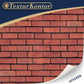 3 Sheets Self-Adhesive Wall Cladding for Dollhouse 1:12 Scale (Dark Joints)