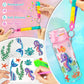 EDsportshouse Decorate Your Own Water Bottle Kits for Girls Age 4-6-8-10,Mermaid Painting Crafts,Fun Arts and Crafts Gifts Toys