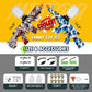 Metira 2 Set Splat Launcher Toy, Double Model Splatter Toy For Outdoor Activities Team Game, Christmas, Halloween, New Year, Bir