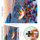 Beach Sunset Heart Jigsaw Puzzle 1000 Pieces for mature-themeds Colorful Pebbles Coastal Scene Challenging Puzzle Games enhanced 1000-Piece Puzzle for Game Night or Gift