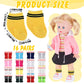 Honoson 16 Pairs Doll Socks For American 18 Inch Doll, Baby Doll Socks 18 Inch Doll Accessories Gifts For Holiday Birthday, Mult