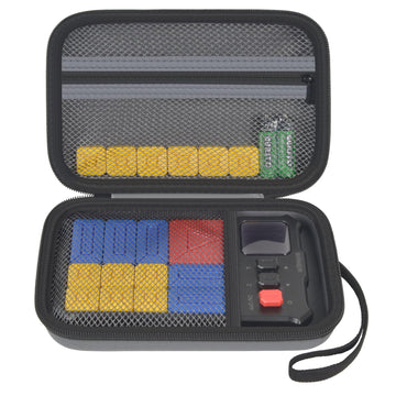 Casmilee Case Compatible With Giiker Super Slide Brain Games, Brain Teaser Puzzles Organizer Storage Bag, Flow Slider Puzzle Game Holder (Grey)