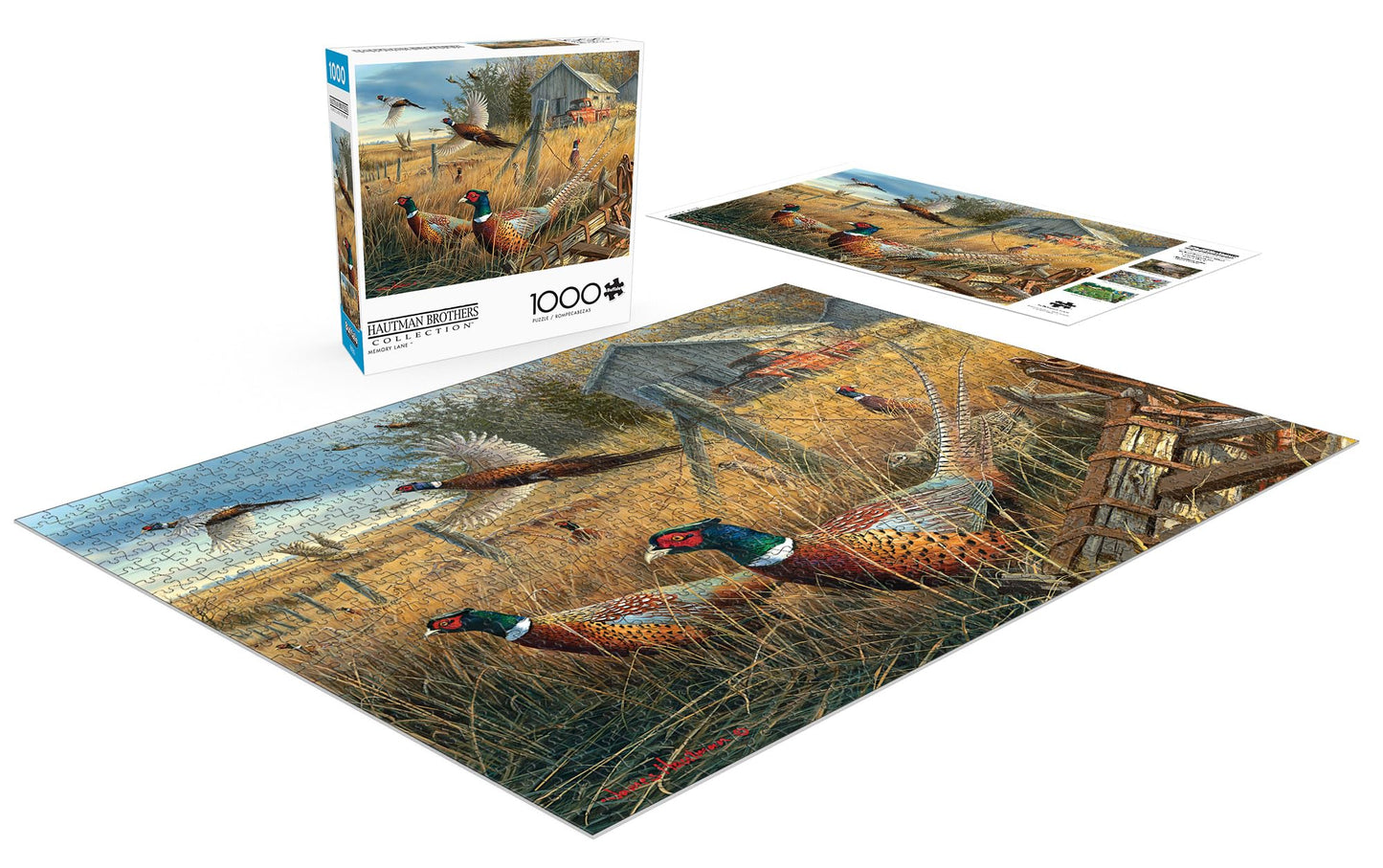 Buffalo Games - Jim Hautman - Memory Lane - 1000 Piece Jigsaw Puzzle For Adults -Challenging Puzzle Perfect For Game Nights - Finished Size Is 26.75 X 19.75