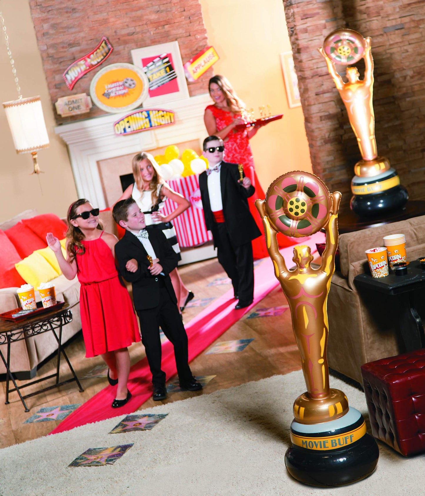 Huge Vinyl Inflatable Movie Award Show Party Decoration (1 Piece) 4 Feet Tall