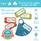 Open The Joy Let’S Chat 3-In-1 Conversation Starters Cards For Kids - Grab And Go Travel Card Games For Car, Airplanes - Talk, Think, Joke Cards - Ages 4+