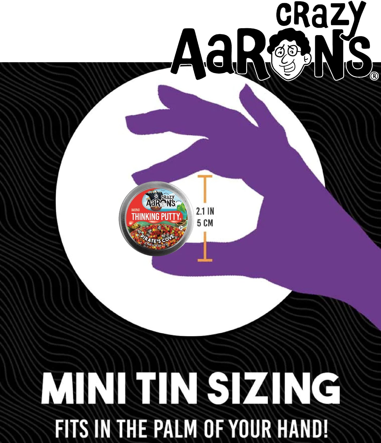 Crazy Aaron'S Putty Mini Tins Loot Box, Rock N' Roll, Pirate'S Cove & Avocado Gift Set Bundle - 4 Pack (13.3G Each)
