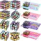 WorldBazaar Valentine's Day Cards - 24 Packs Animal Puzzle Flip Cubes for Kids, Classroom Exchange Gift, Valentine Party Supplies