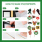 Football Birthday Party Decorations Set - Photo Booth Props for boys,Foil Fringe Curtain Backdrop,Foil Balloon,Green Balloons Bi