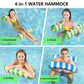 2-Pack Swimming Pool Float Hammock, Multi-Purpose Inflatable Hammock Pool Hammock (Saddle, Lounge Chair, Hammock, Drifter), Wate