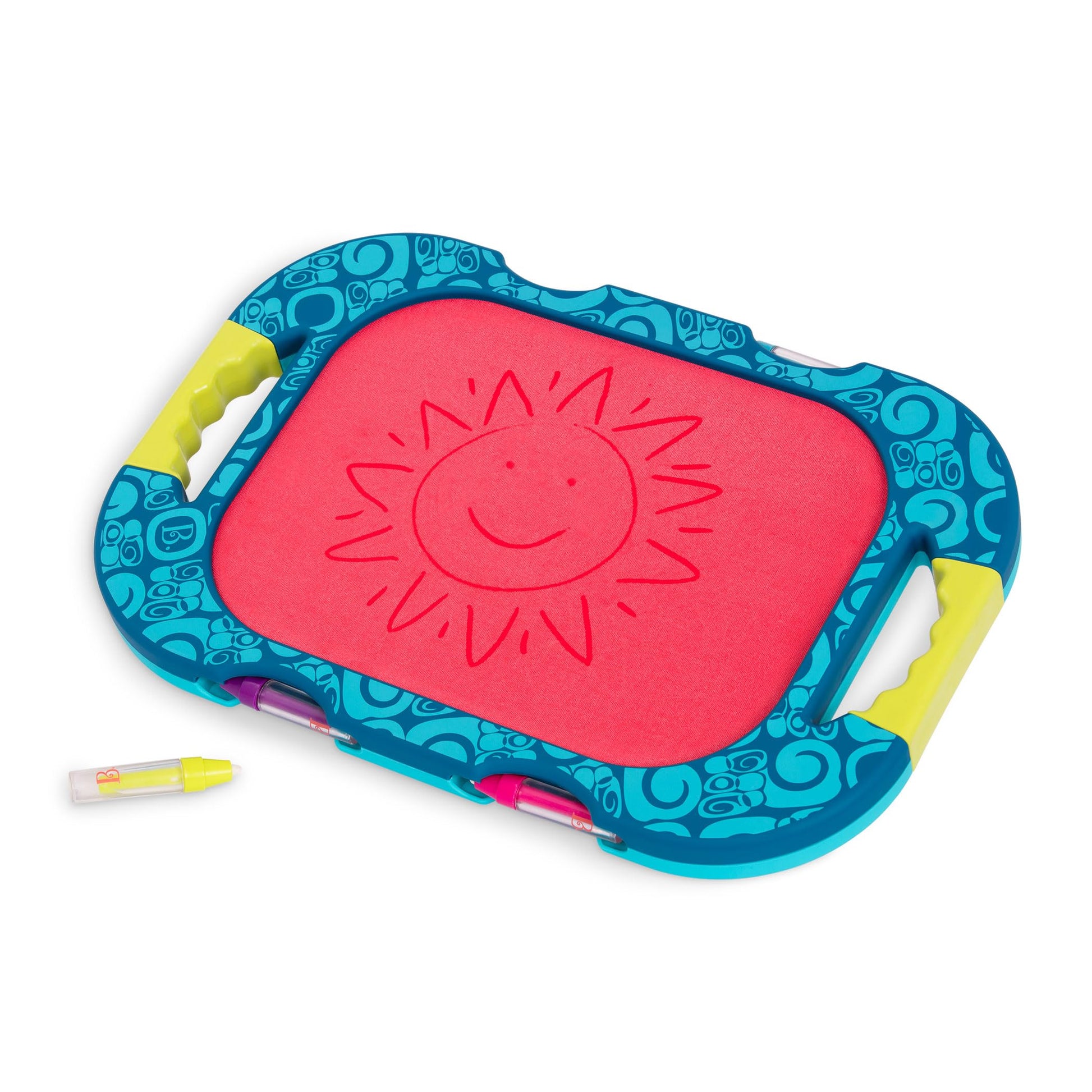 B. toys - Water Drawing Board - Portable Travel Toy - 4 Water Pens - Double-Sided Board for Toddlers, Kids - 18 Months + - Water