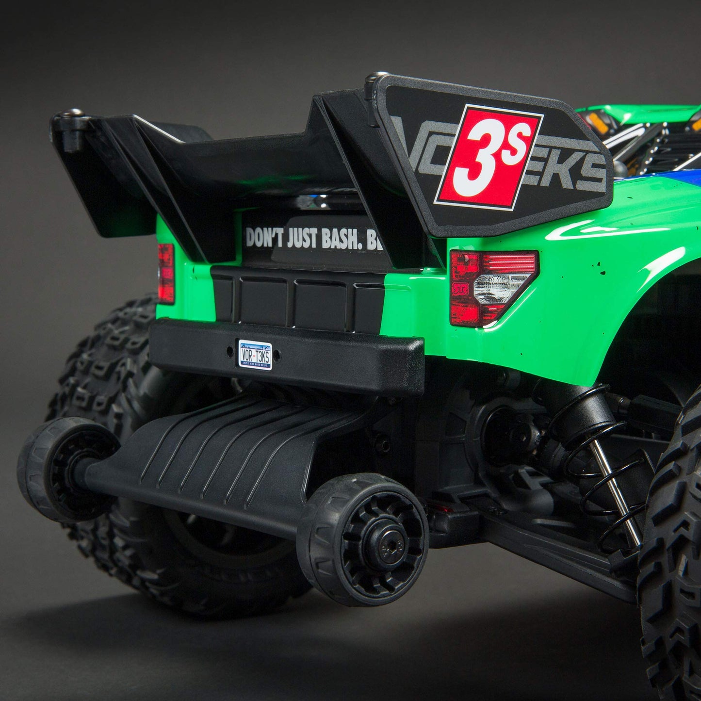 ARRMA RC Truck 1/10 VORTEKS 4X4 3S BLX Stadium Truck RTR (Batteries and Charger Not Included), Green, ARA4305V3T3