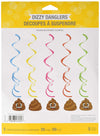 Creative Converting Show Your Emojions Hanging Swirls Party Supplies, Multicolor