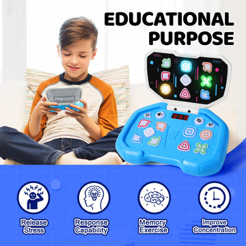 Sienbor Fast Push Game 4 Modes Screen Handheld Dance Game Machine, Memory Training Games Toy, Girl Adhd Toys,Birthday Gifts For