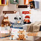 Syhood 6 Pieces Woodland Stuffed Animal Set 11.8 Inch For Baby Shower Plush Woodland Toy Wild Stuffed Animals For Themed Parties