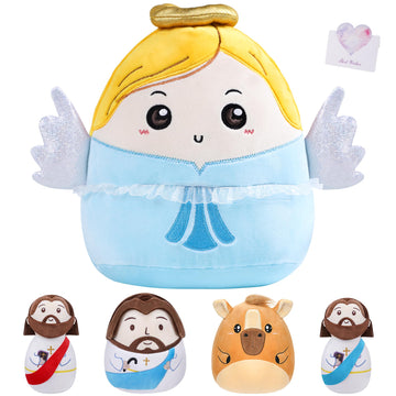 Leyoha Pastor Appreciation Gifts For Women - Cute Angel Plush Religious Gifts, Thank You Thanksgiving Gifts For Women Mom Teache