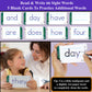THINK2MASTER Premium Laminated Alphabet & Sight Words Flash Cards, PreK & Kindergarten, Multicolor, Model Read-001, Includes Dry Erase Markers