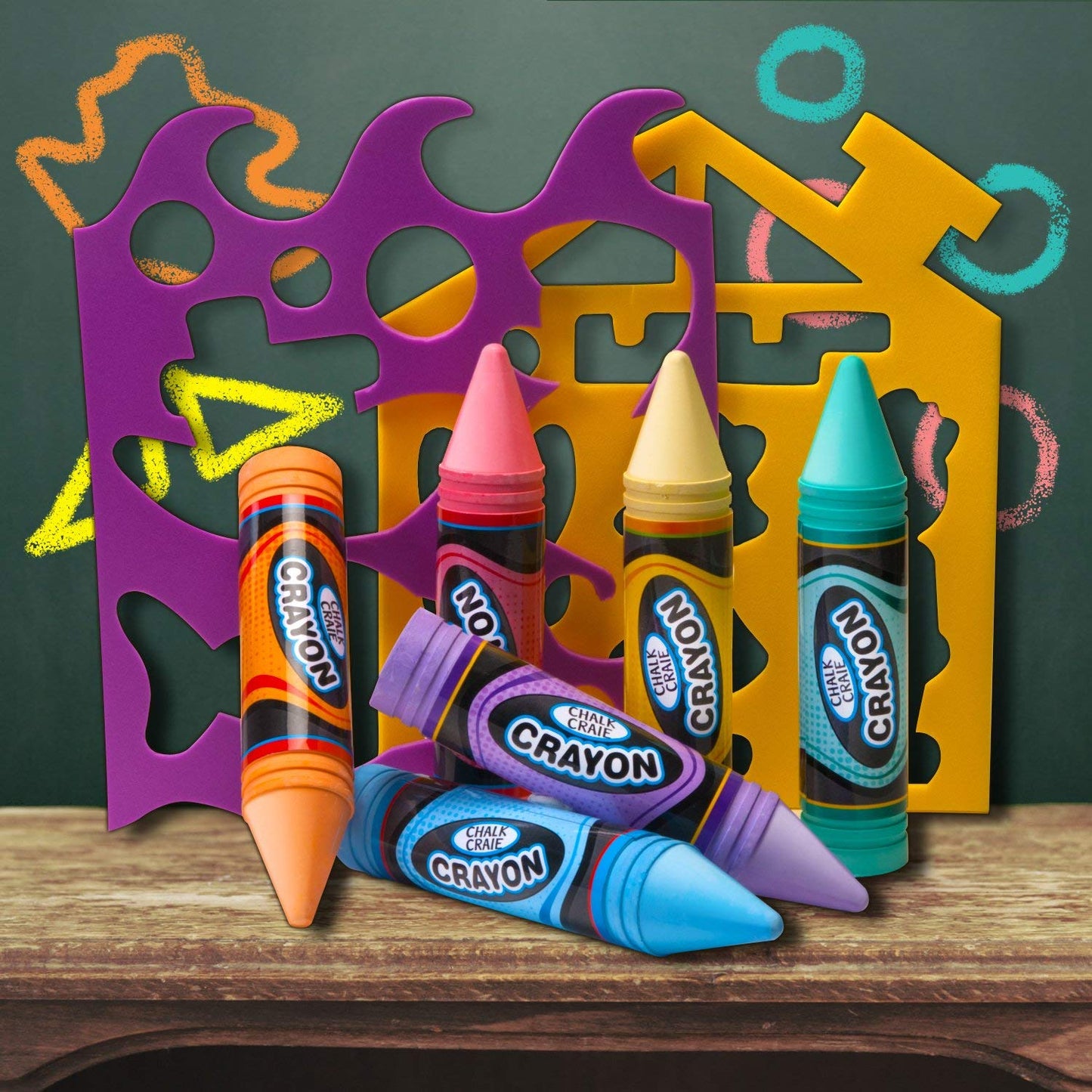 Lanard Jumbo Sidewalk Chalk Set