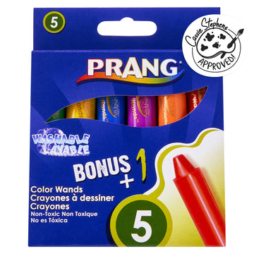 Prang Color Wands Crayons, Assorted Colors, 6 Count (47878)