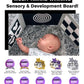 Samuel Sensory Supersized Black & White Sensory Board - 100cm Tummy Time Toy for Babies 0-3 Months, Thick Paper, Model A1