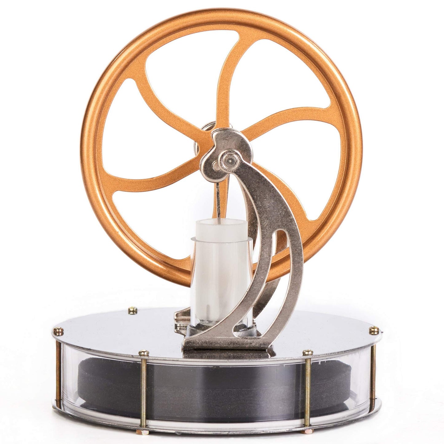 Sunnytech Low Temperature Stirling Engine Motor Steam Heat Education Model Toy Kit For Mechanical Skills (Lt001)