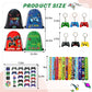 61 Pcs Video Game Party Favors, Gamer Party Favors Bags Includes 12 Pcs16 X 13 Inch Video Game Party Drawstring Bags Slap Bracel