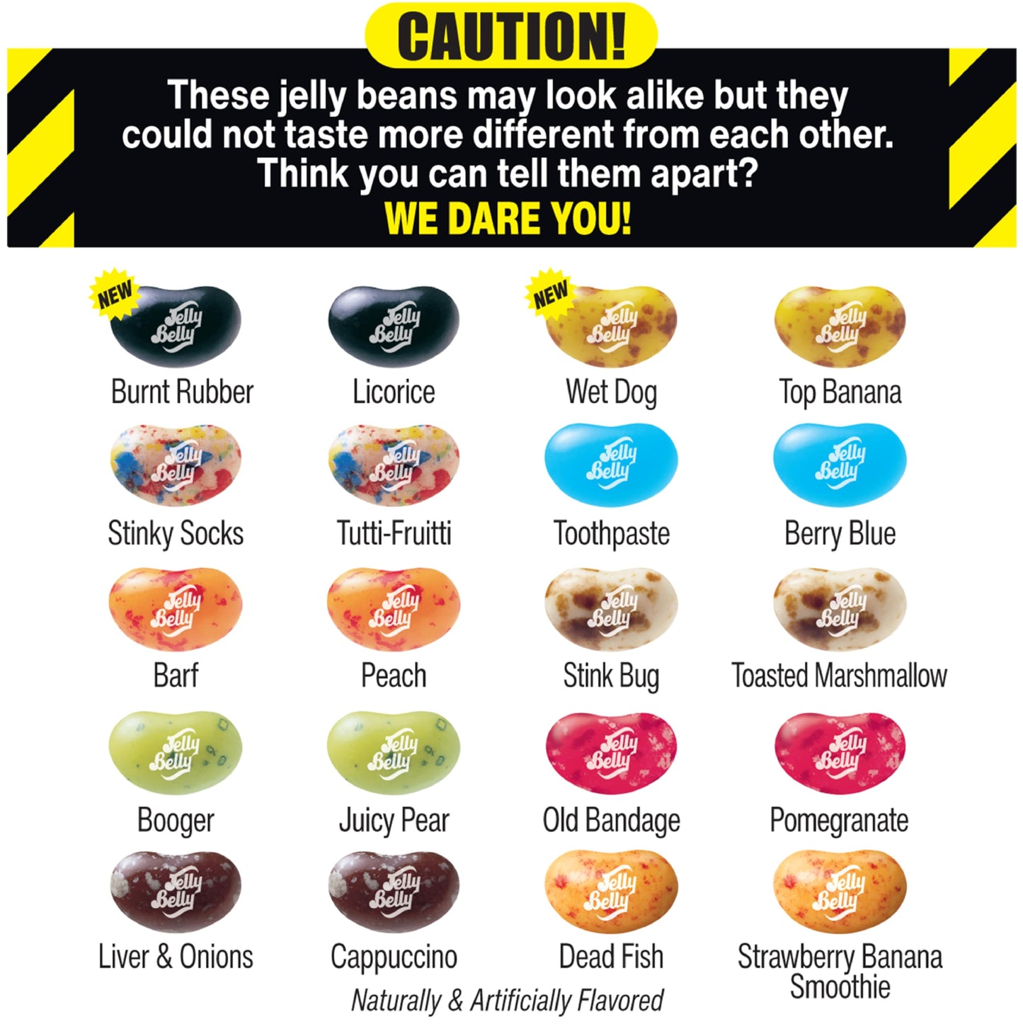 Wilder Games Jelly Belly BeanBoozled Refill Packs - 2.7oz Tasty & Weird Jelly Beans - Multicolored - WILD-956