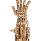 Wood Trick Cyber Robotic Hand 3D Wooden Puzzles For Adults And Kids To Build - Wooden Models Engineering Diy Project Mechanical 3D Puzzles Model Kits For Adults