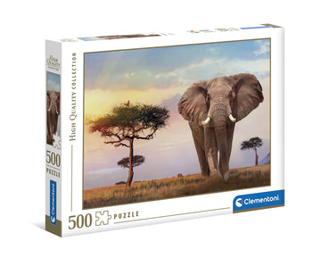 Clementoni Collection 35096, African Sunset Puzzle For Children And Adults - 500 Pieces, Ages 10 Years Plus