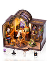 Rowood Miniature House Kit,Diy Miniature Dollhouse Kits For Adults,Mini House Craft Kits For Women With Led,Christmas Birthday G
