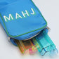 Aliceset Mahjong Rack Bag for Mahjong Game Storage 21 x 6.5 x 2 Inches Mah Jong Tile Bags with Zipper for Tiles and Pushers Rack