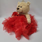 Kinnex Collections Since 1997 20'' Quince Anos Quinceanera Last Doll Teddy Bear With Dress (Centerpiece) ~ Arc16832-14R (Red)