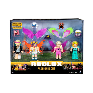 Roblox Celebrity Collection - Fashion Icons Four Figure Pack [Includes Exclusive Virtual Item]