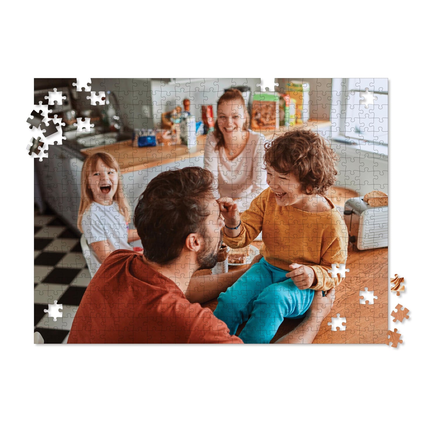 Photo Puzzle, Pet Puzzle, Wedding Puzzle, Family Reunion Puzzle - 500 Piece, Custom Jigsaw Puzzle For Adults (Horizontal) - I See Me!