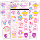 Hello Kitty Coloring Book Set - Bundle of 2 Hello Kitty Activity Books, Stickers, and Door Hanger | Hello Kitty Drawing Kit for