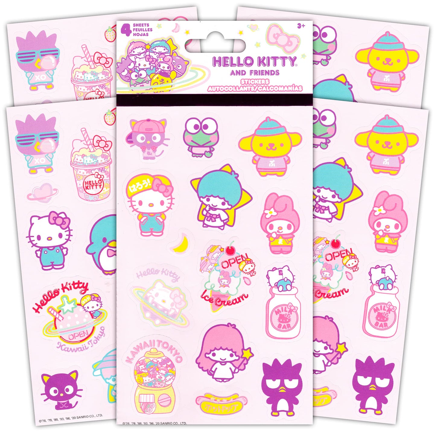 Hello Kitty Coloring Book Set - Bundle of 2 Hello Kitty Activity Books, Stickers, and Door Hanger | Hello Kitty Drawing Kit for