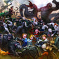 Fright Fight Horror Movie Villain Inspired 1000 Piece Jigsaw Puzzle For Adults | Challenging Interactive Brain Teaser For Family Game Night | 28 X 20 Inches
