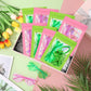 XunYee 96 Pcs Witch Theme Party Favor Supplies Pink and Green Velvet Hair Scrunchies Friendship Bracelets Sunglasses Bags 24 Set