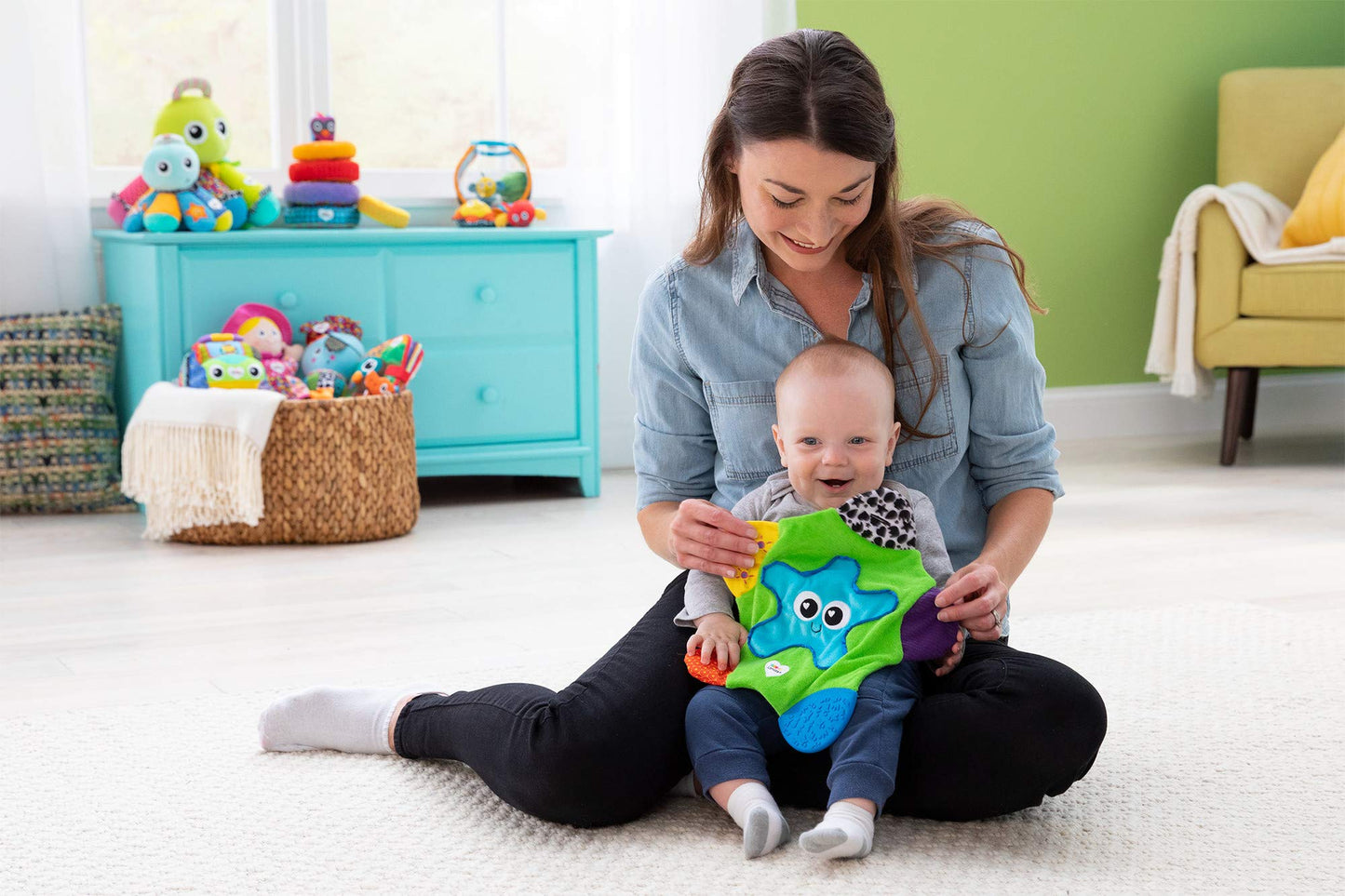 Lamaze Sammy the Starfish Baby Discovery Blankie, Multi, Terry Cloth, 1 Count, Model Y2475A1