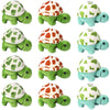 Zomiboo 12 Pcs Mini Animal Plush Toys Dolphin Sea Turtle Stuffed Animals Small Tiny Ocean Mini Plush Toys For Keychain Decoratio