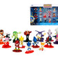 Jada Sonic The Hedgehog Nano 1.65'' MetalFigs 18-Pack, Series 1 - Die-Cast Collectible Figures - Ages 8+
