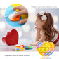 60 Pcs Heart-Shaped Pop Its Set Pop Fidget Toys Push Pop Its Bubble Fidget Sensory Toy Pop It Fingertip Keychain Decompression B