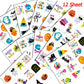 144 Pcs Halloween Temporary Tattoos, Waterproof Pumpkin Tattoos Stickers For Kids Children Party Favors, 72 Patterns Multicolor
