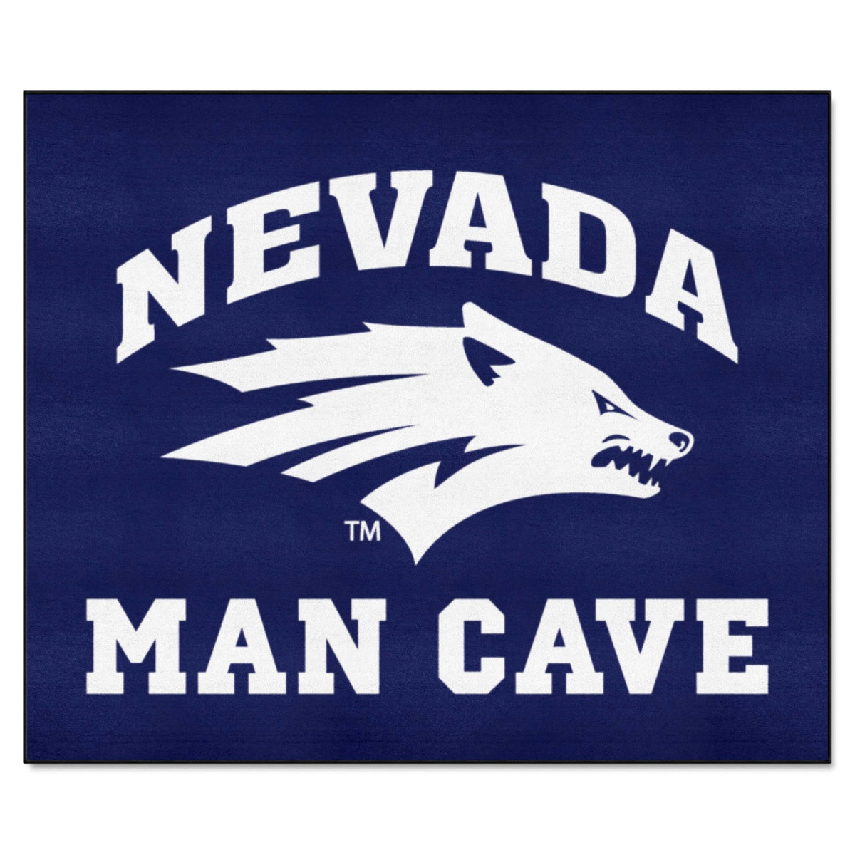 FANMATS 17311 Nevada Wolfpack Man Cave Tailgater Rug - 5ft. x 6ft. Sports Fan Area Rug, Home Decor Rug and Tailgating Mat